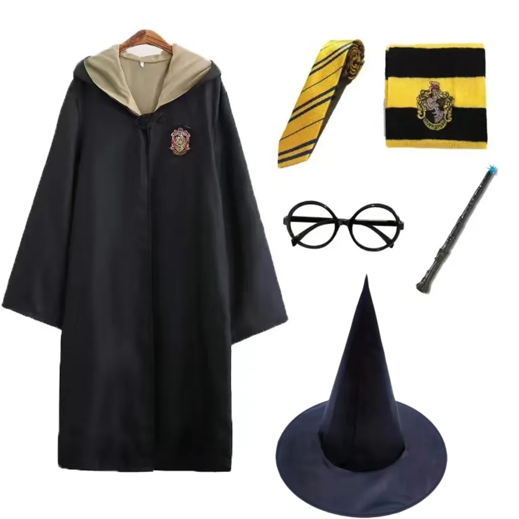 Hot new Halloween cosplay movie costume magic robe jacket six Piece set06